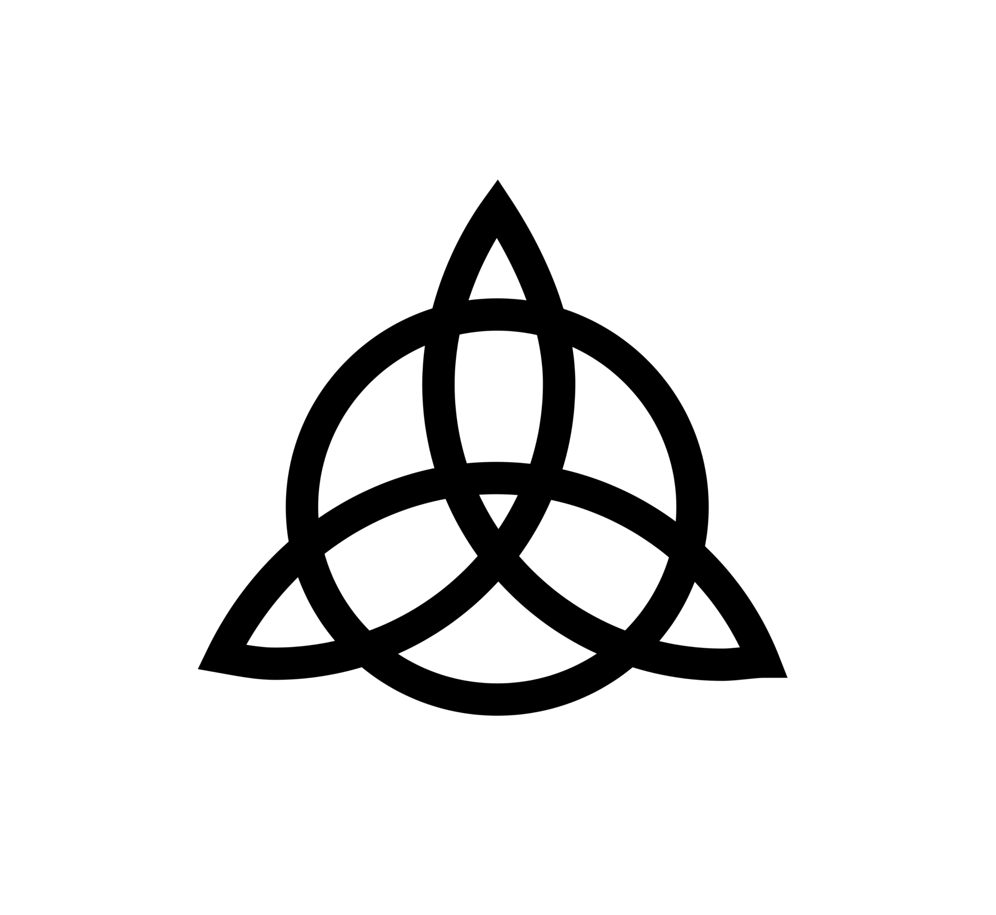 Symbol 4. Средневековый символ Троицы. Знак Троицы тату. Символ Троицы рыбы. Led Zeppelin пентаграмма.